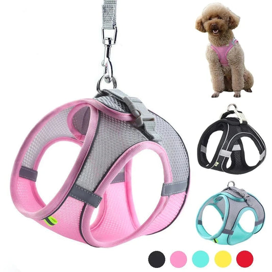 Dog Harness Leash Set For Puppies And Cats