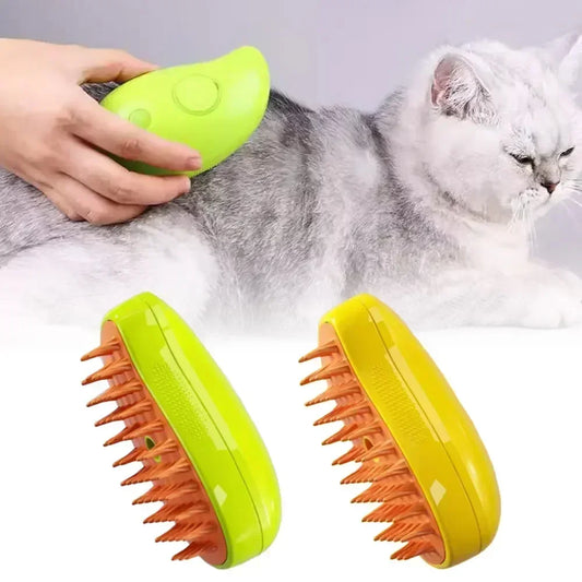 3 in 1 Electric Steam Massage And Comb Brush For Cats And Dogs